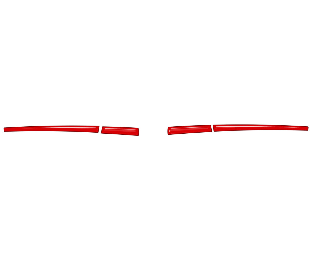 TUFSKINZ Mirror w/o Blinker Accent Trim (2016-2023 Tacoma) - TAC070-RED-G