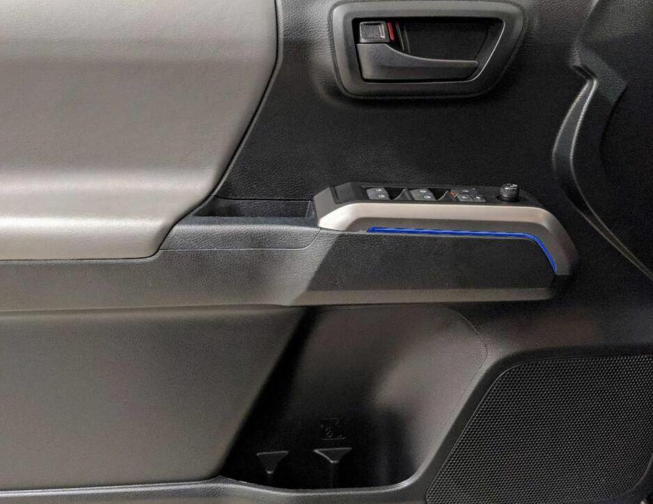 TUFSKINZ Front Door Switch Side Panel Inserts (2016-2023 Tacoma) - TAC080-BCR-G