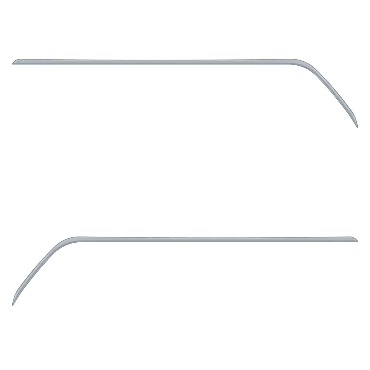 TUFSKINZ Front Door Switch Side Panel Inserts (2016-2023 Tacoma) - TAC080-GGY-G
