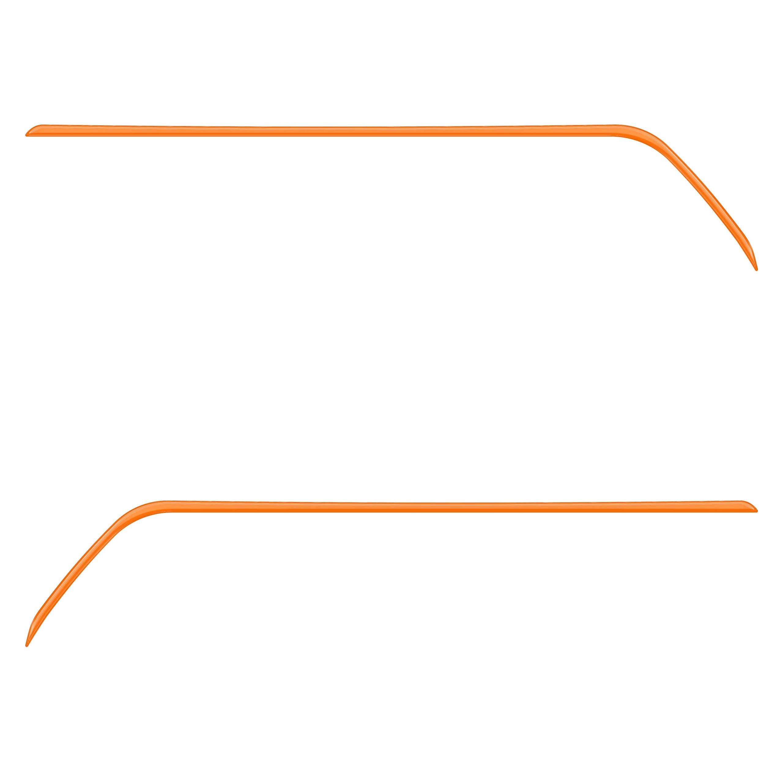 TUFSKINZ Front Door Switch Side Panel Inserts (2016-2023 Tacoma) - TAC080-ORG-G