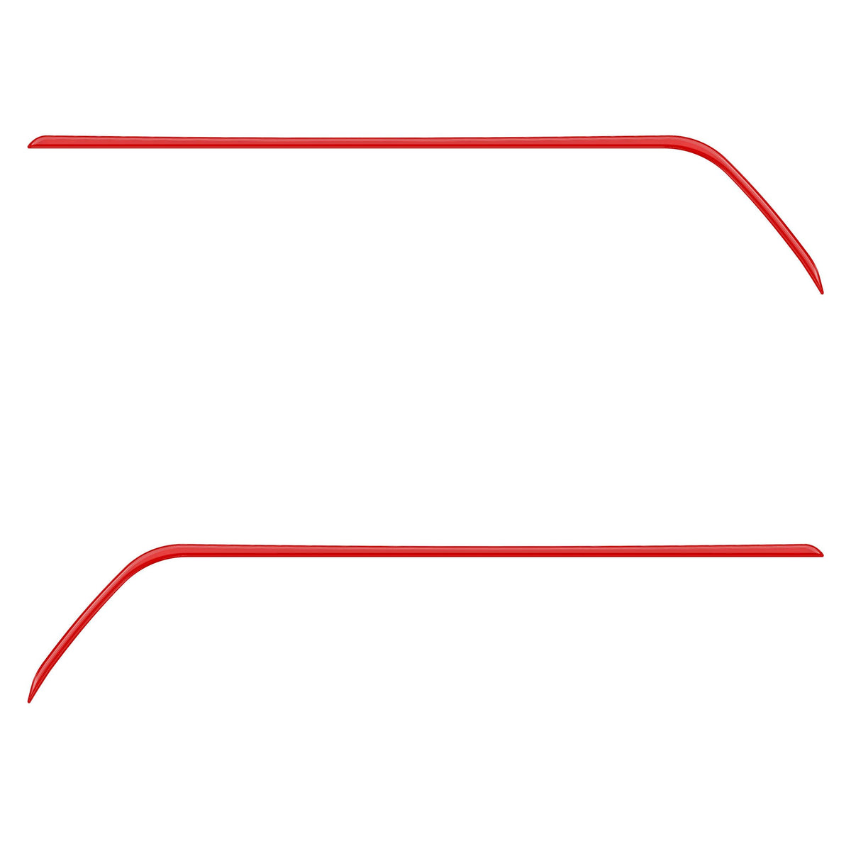 TUFSKINZ Front Door Switch Side Panel Inserts (2016-2023 Tacoma) - TAC080-RED-G