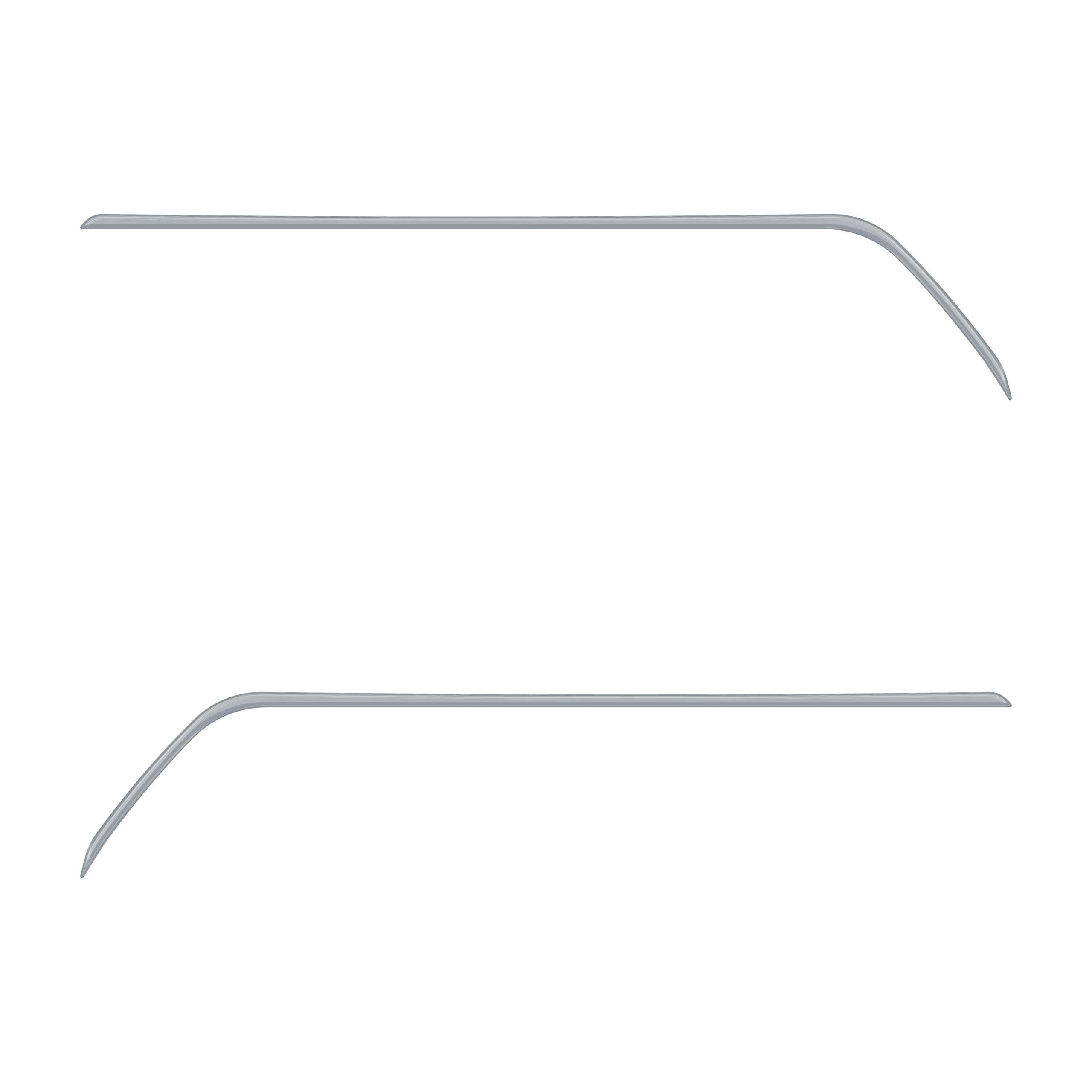 TUFSKINZ Rear Door Switch Side Panel Inserts (2016-2023 Tacoma) - TAC081-GGY-G