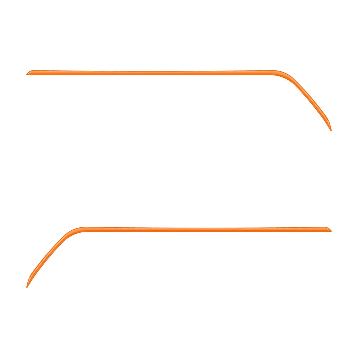 TUFSKINZ Rear Door Switch Side Panel Inserts (2016-2023 Tacoma) - TAC081-ORG-G