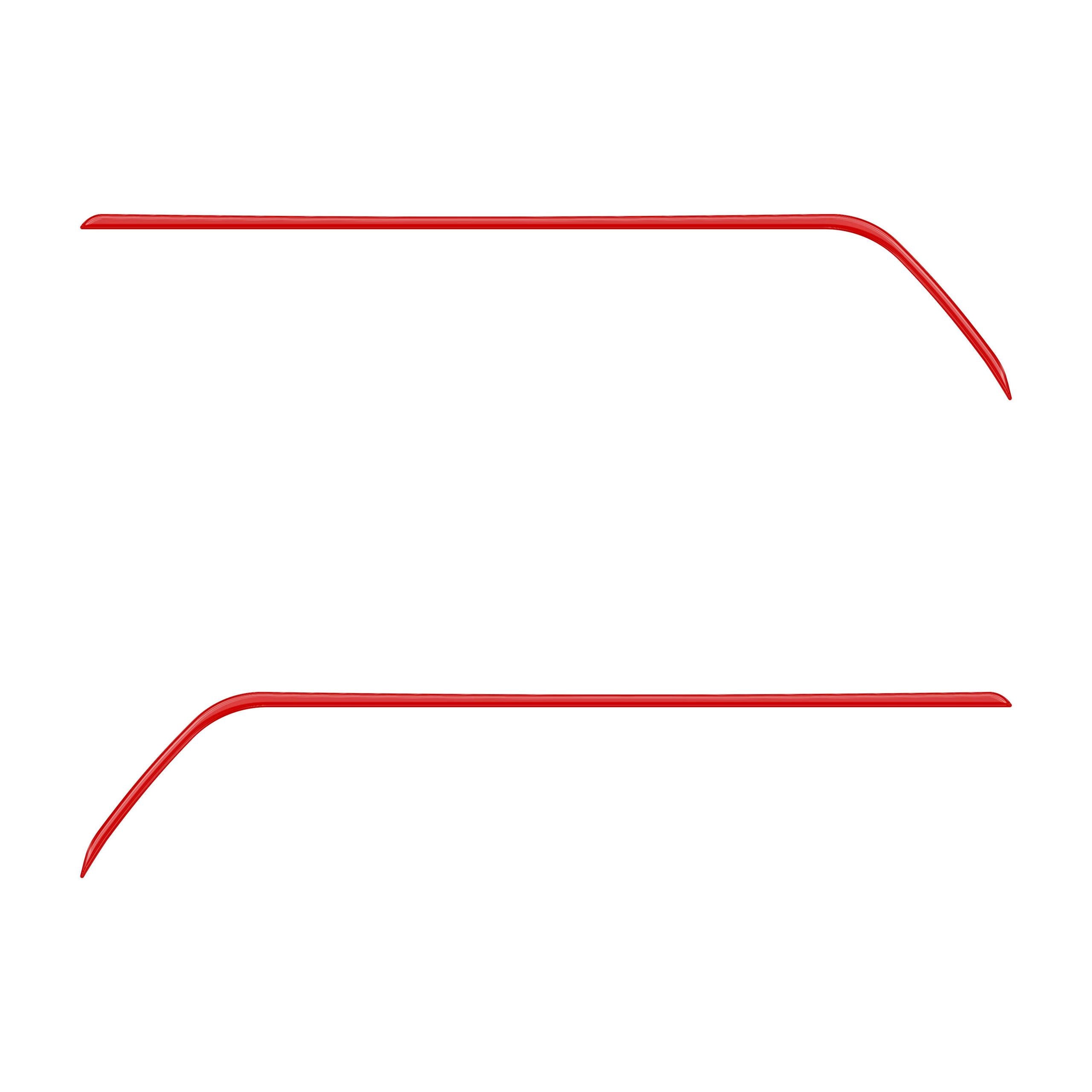 TUFSKINZ Rear Door Switch Side Panel Inserts (2016-2023 Tacoma) - TAC081-RED-G