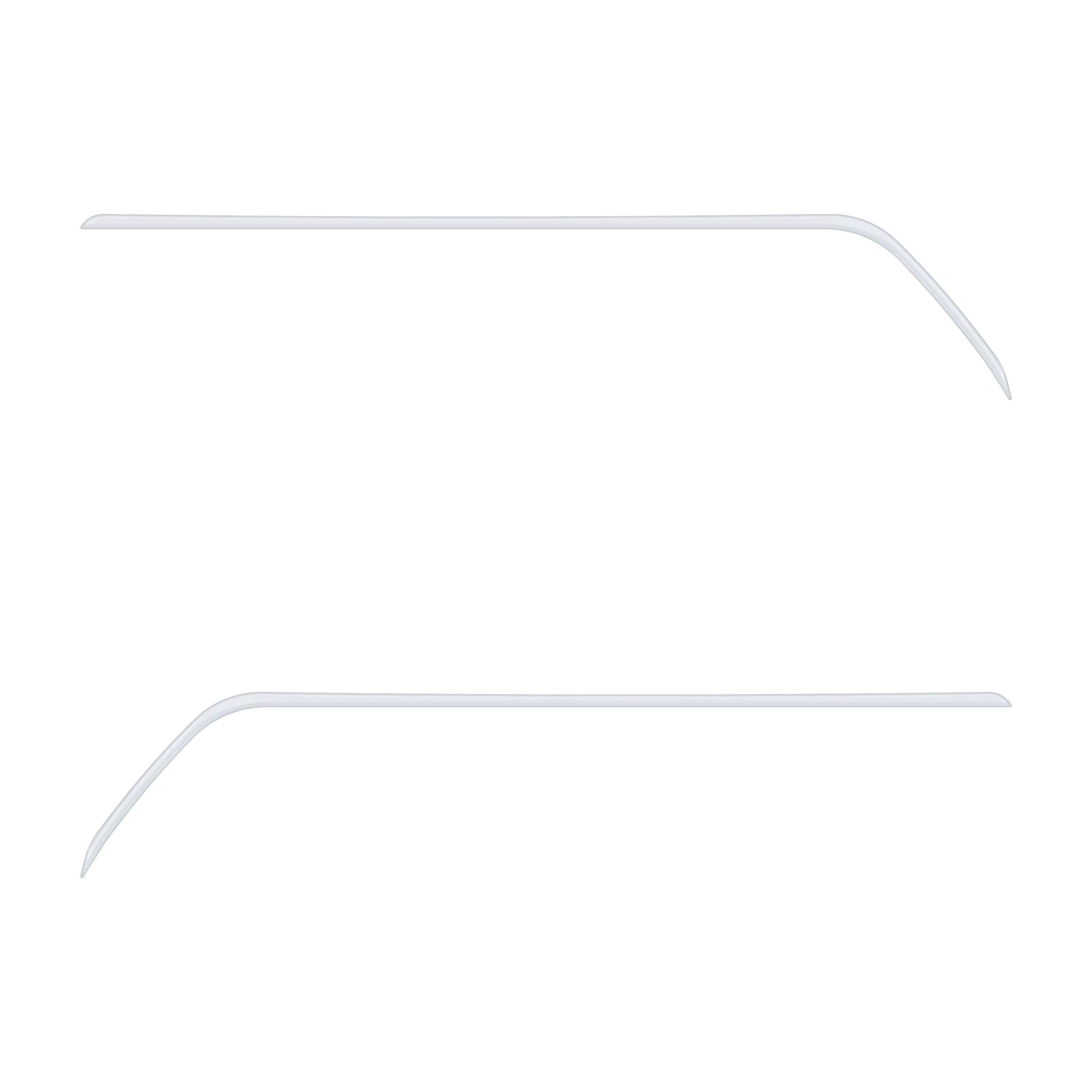 TUFSKINZ Rear Door Switch Side Panel Inserts (2016-2023 Tacoma) - TAC081-WHT-G