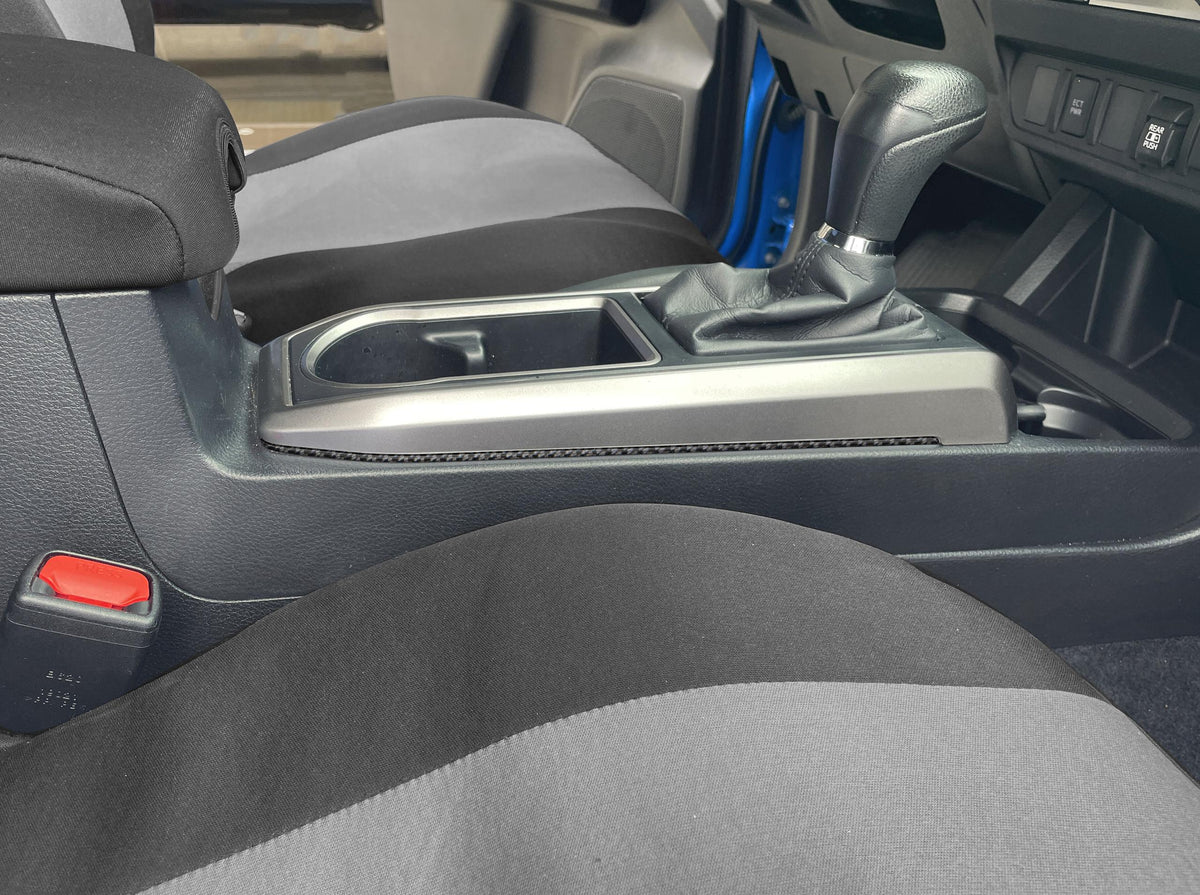 TUFSKINZ Automatic - Side Center Console Line Inserts (2016-2023 Tacoma) - TAC086-DCF-G