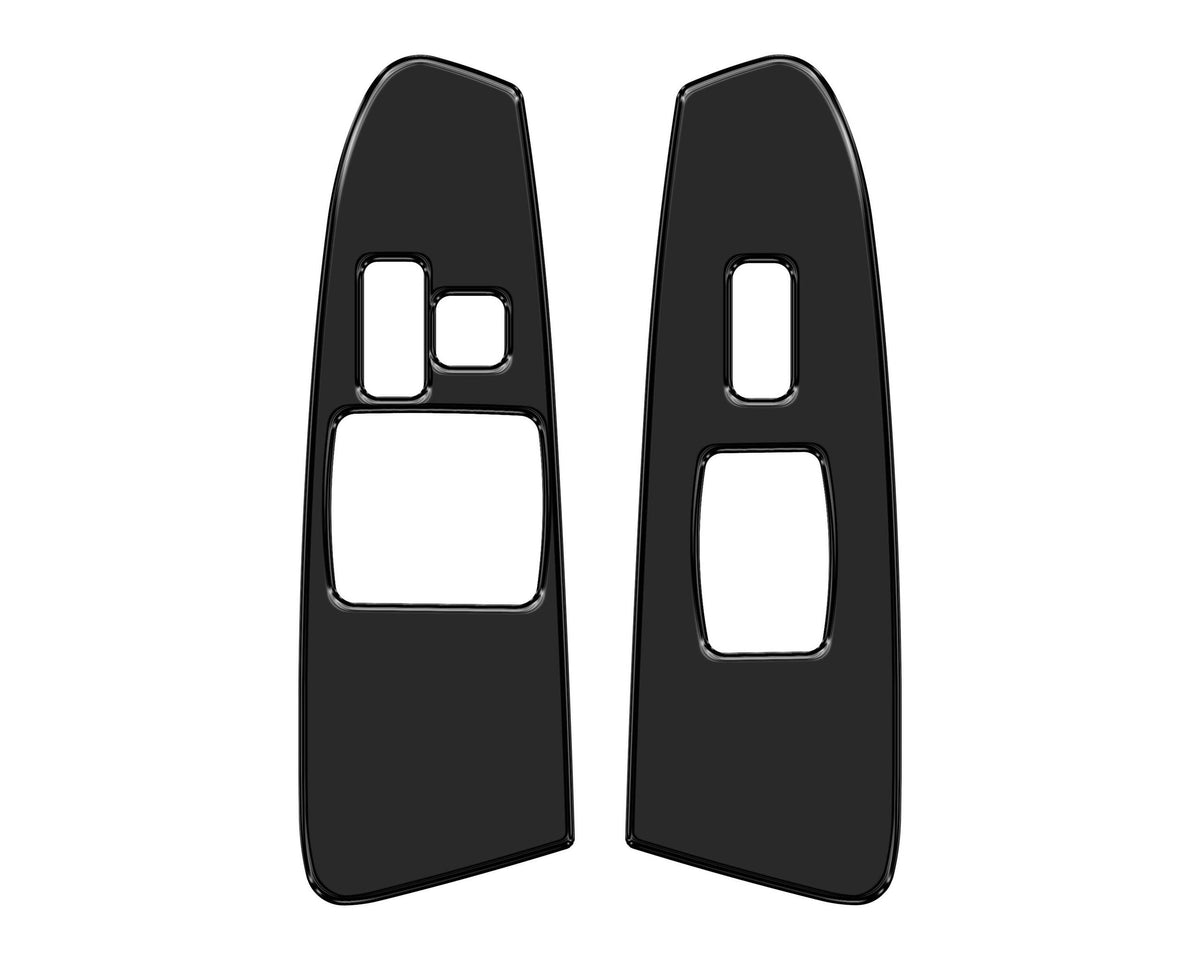 TUFSKINZ Front Door Switch(Single/Access Cab) Accent Trim (2005-2011 Tacoma) - TAC094-BLK-G
