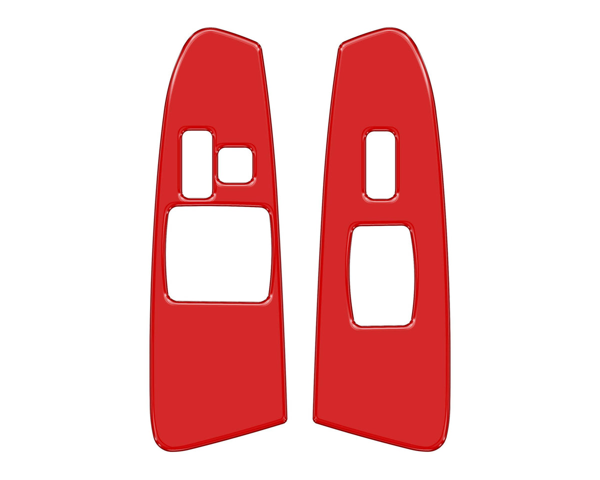TUFSKINZ Front Door Switch(Single/Access Cab) Accent Trim (2005-2011 Tacoma) - TAC094-RED-G