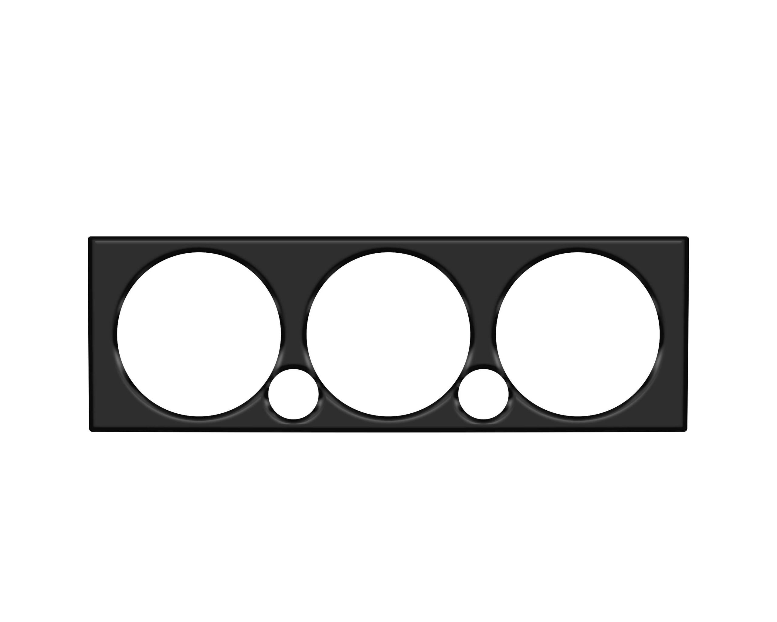 TUFSKINZ Climate Control Accent Trim (2005-2015 Tacoma) - TAC096-BLK-M