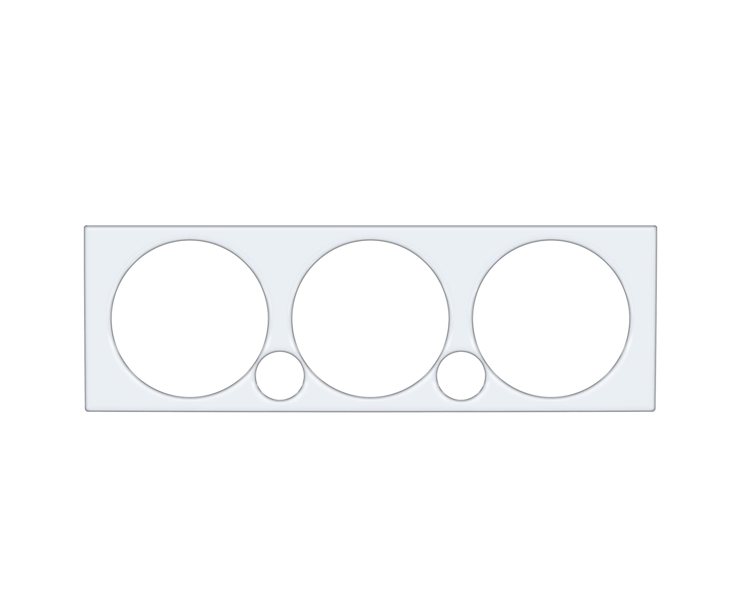 TUFSKINZ Climate Control Accent Trim (2005-2015 Tacoma) - TAC096-WHT-G