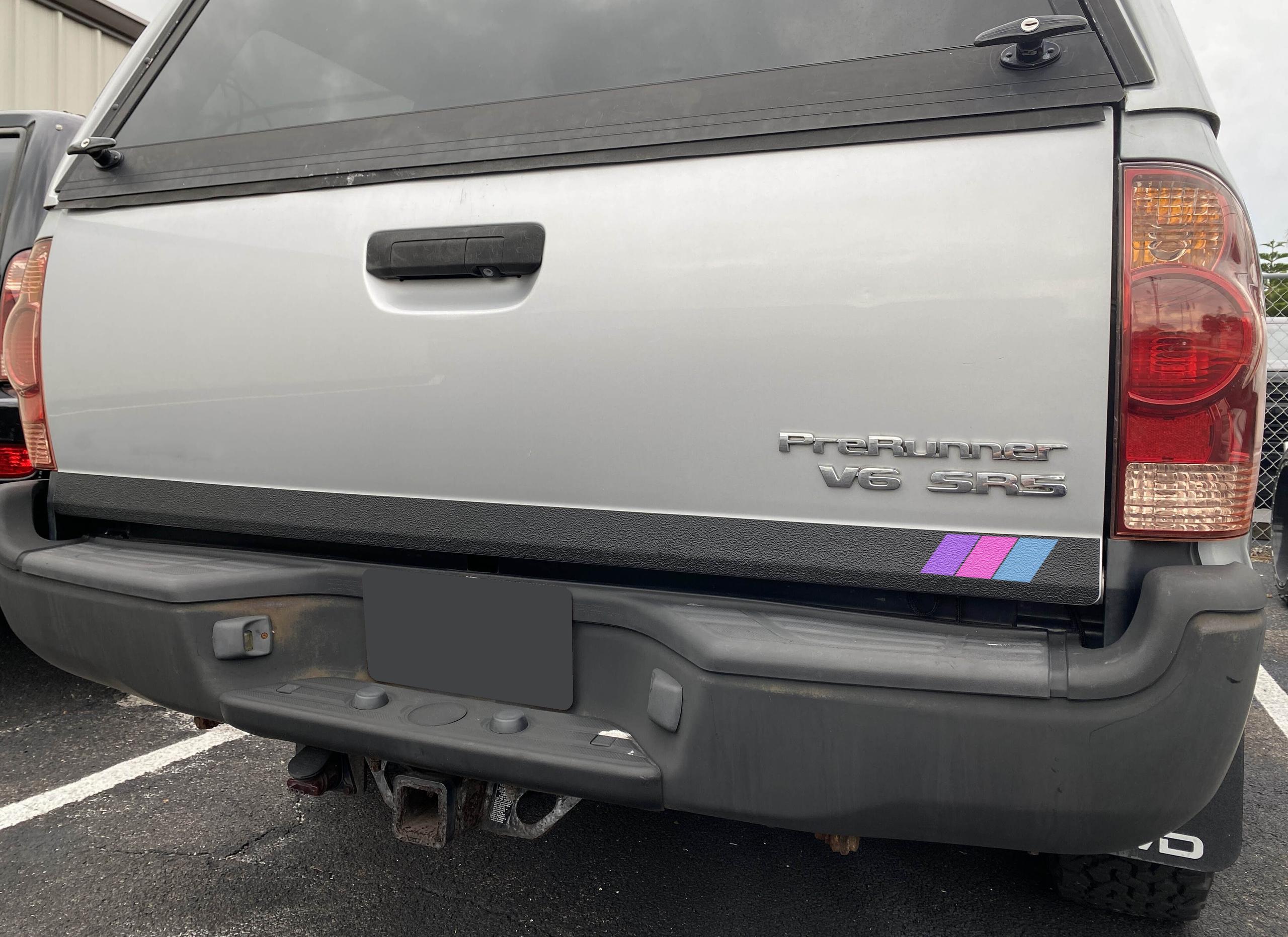TUFSKINZ Textured Tailgate Protector Overlays (2005-2015 Tacoma) - TAC113-TFL-452-X