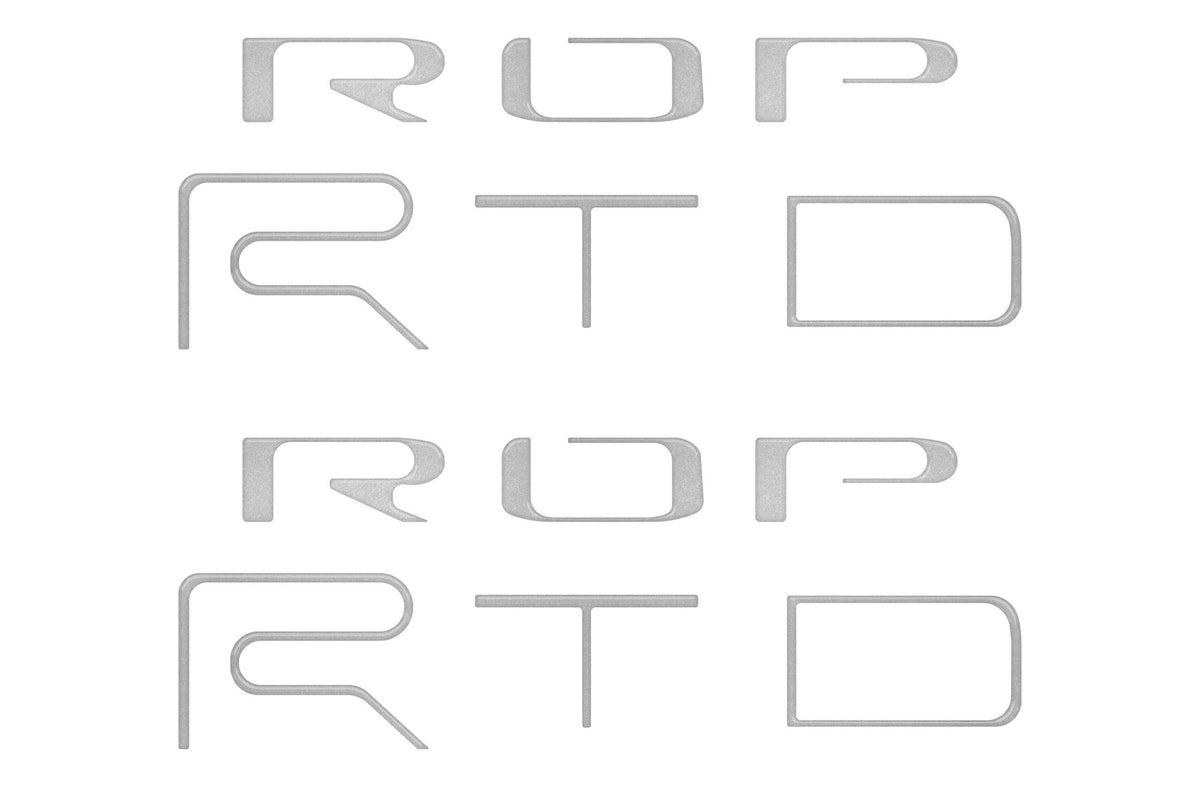TUFSKINZ TRD Pro Bed Side Letter Inserts (2022-2023 Tacoma) - TAC117-GTO-G