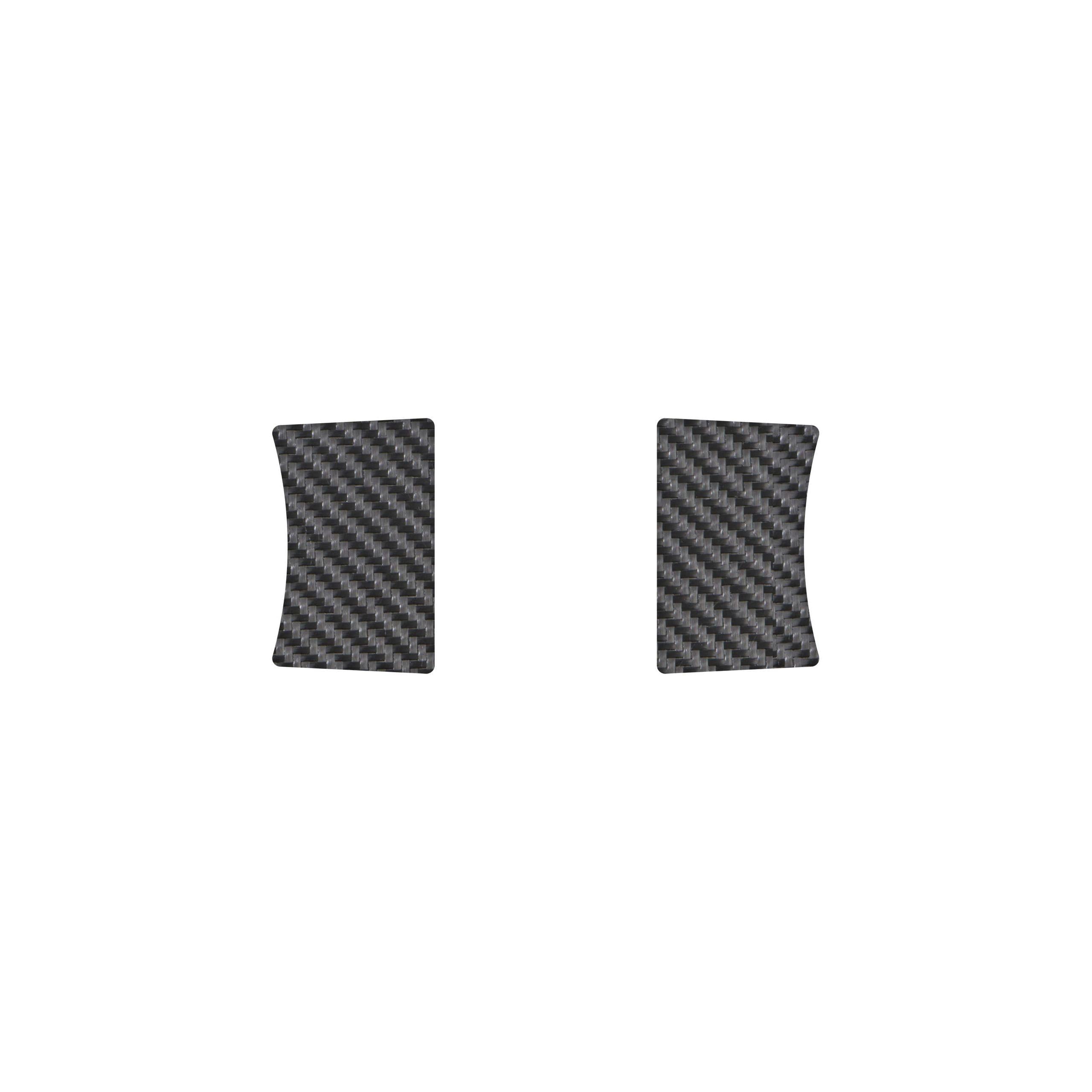 TUFSKINZ Center Console Cup Holder Divider Overlays (2016-2023 Tacoma) - TAC121-RCF-X