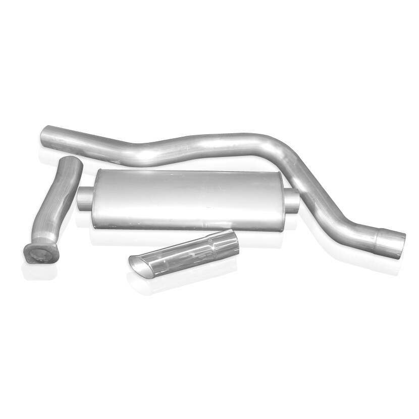 Stainless Works Catback Chambered Turbo Muffler Factory Connect (2006-2009 Trailblazer) - TBCB