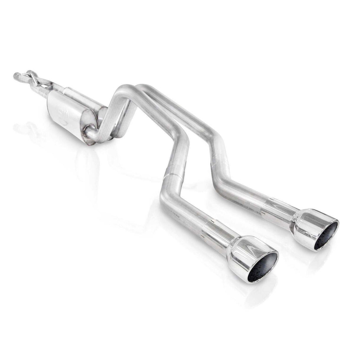 Stainless Works Dual Turbo S-Tube Mufflers X-Pipe Performance Connect (2006-2009 Trailblazer) - TBTDLMF