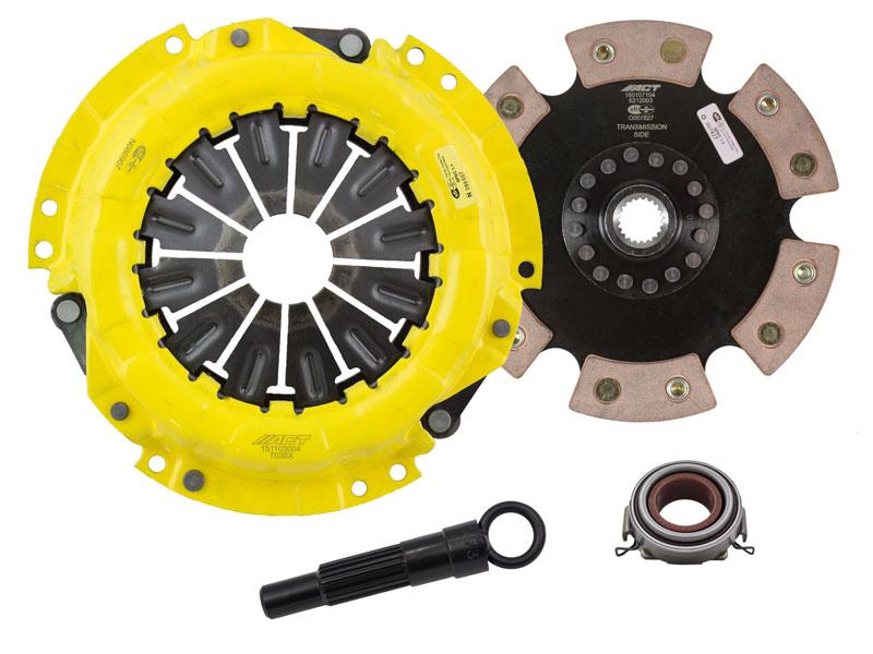 ACT Clutches XT/Race Rigid 6 Pad (1990-1991 Geo Prizm,1990-1991 Celica,1985-1989 MR2,1989-1991 Corolla) - TC1-XTR6