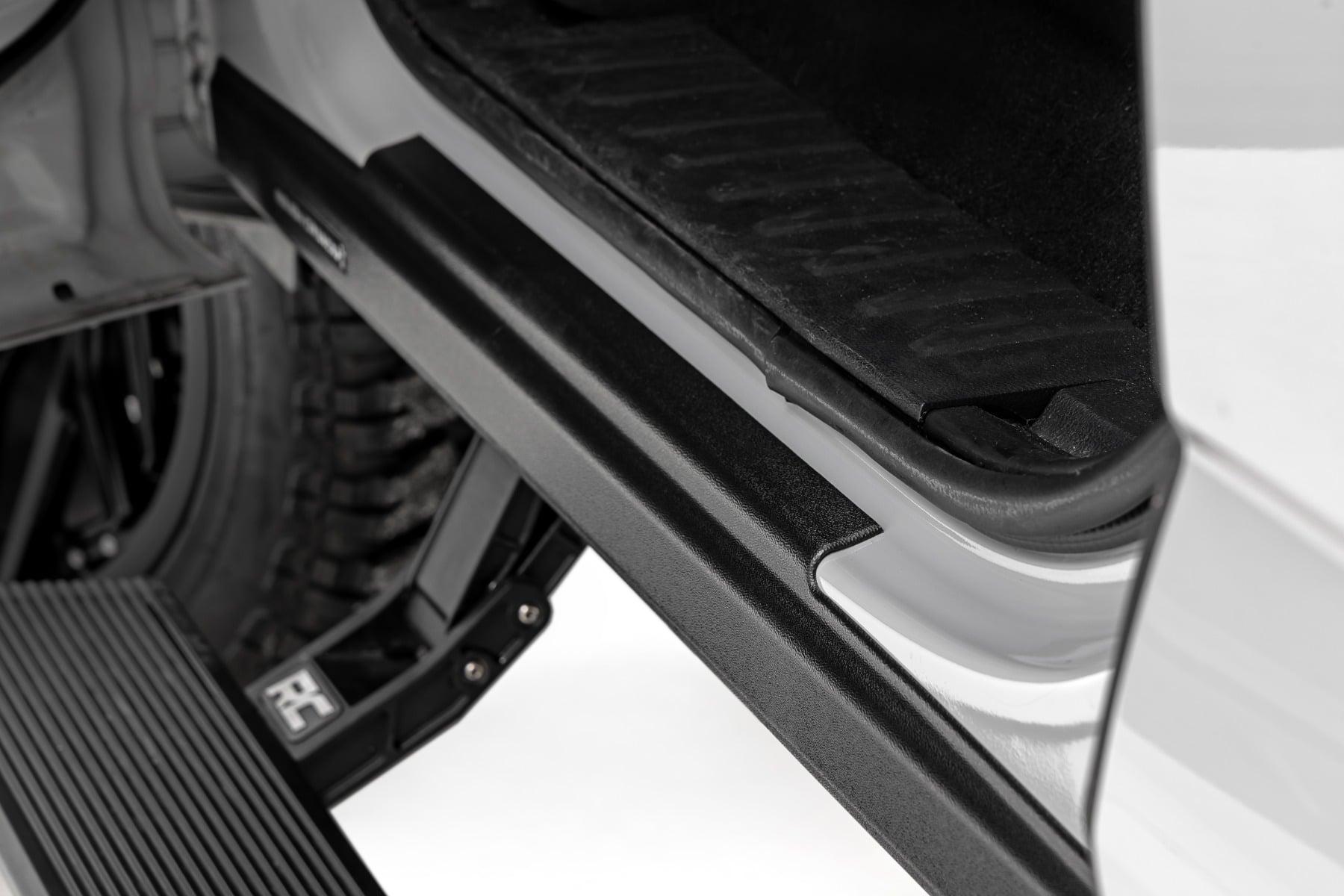 Rough Country Trail Cladding Rocker Sill Plates Ford F-150 2WD/4WD (2021-2026) (2021-2026 F-150) - TC13023