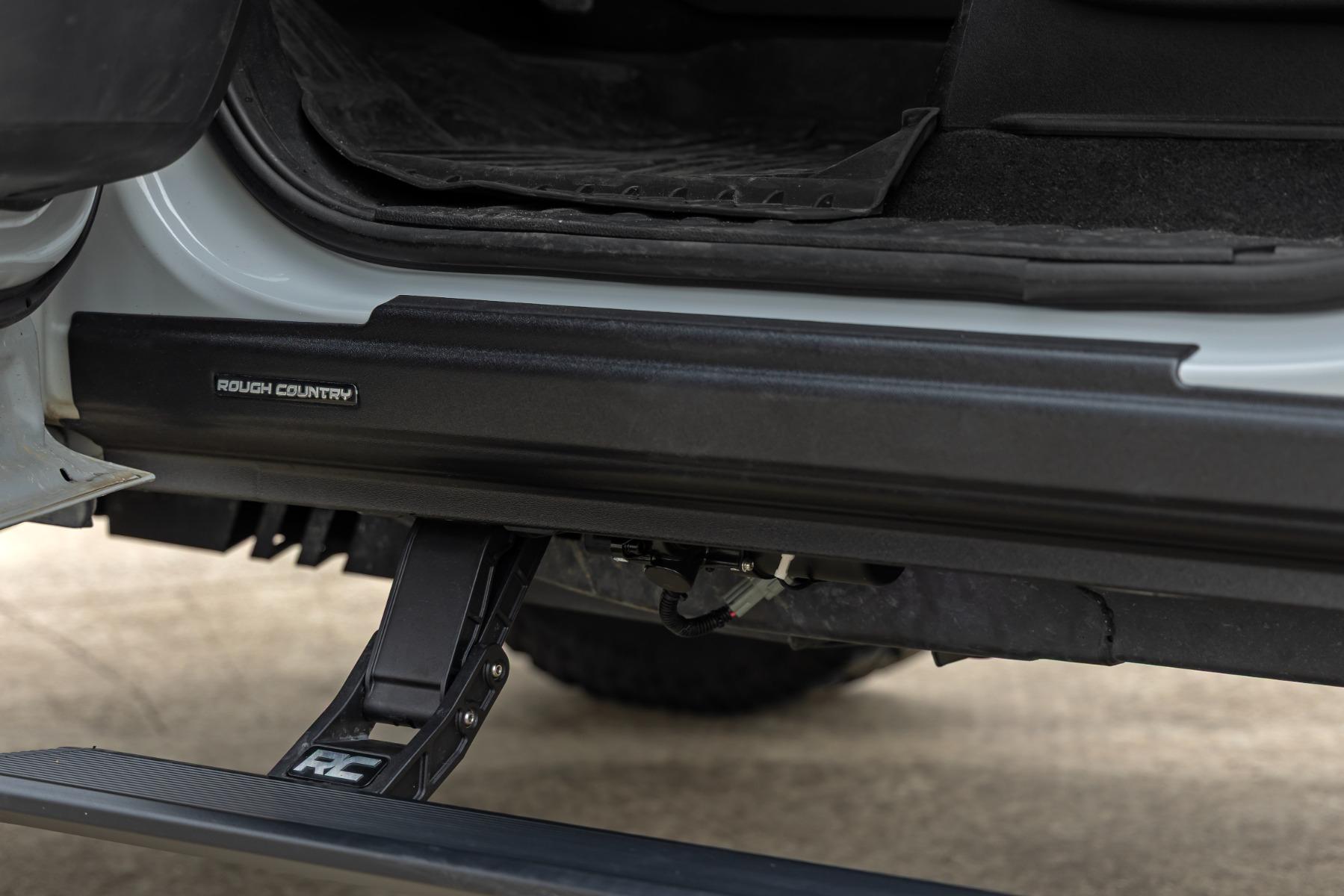 Rough Country Trail Cladding Rocker Sill Plates Ford F-150 2WD/4WD (2021-2026) (2021-2026 F-150) - TC13023