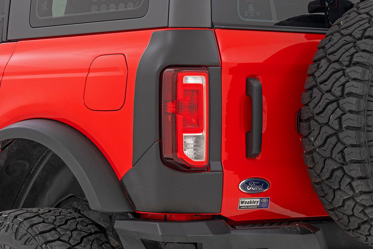 Rough Country Trail Cladding Rear Corners Ford Bronco 4WD (2021-2025) (2021-2026 Bronco) - TC13029