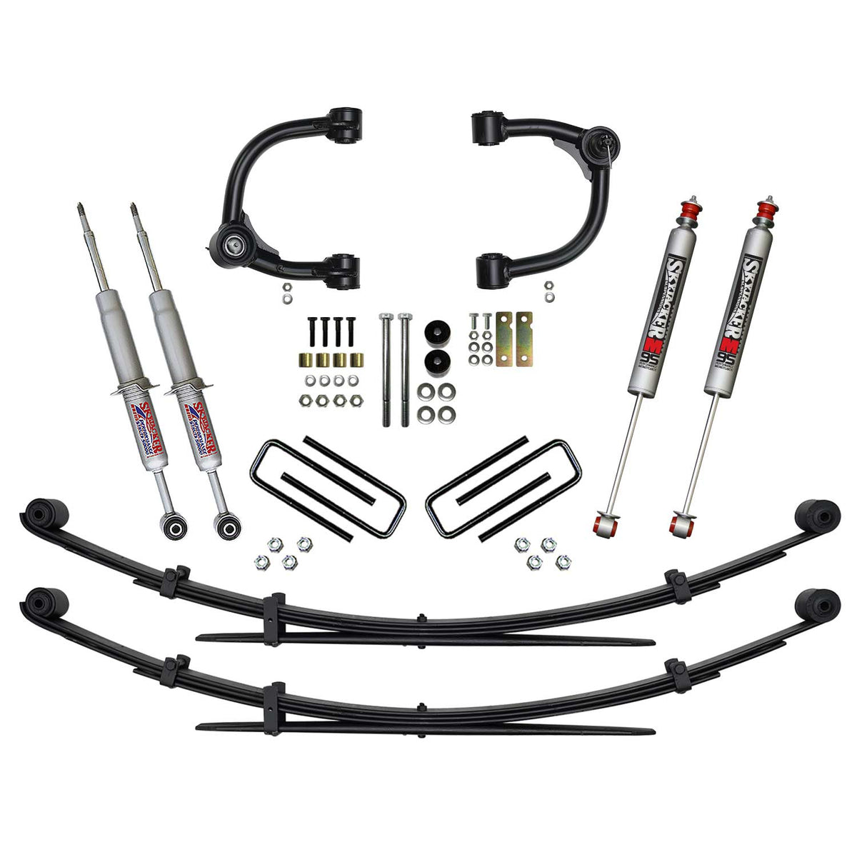 Skyjacker 3 Inch Upper Control Arm Suspension Lift System with Front Struts Rear Leaf Springs and Rear M95 Monotube Shocks 16-22 Toyota Tacoma Skyjacker - TC536STUMKS