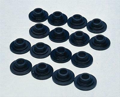 Trick Flow Valve Spring Retainers, 7 degree, Standard Style, Steel, 0.343 in. Stem Diameter, Set of 16 - TFS-21400310