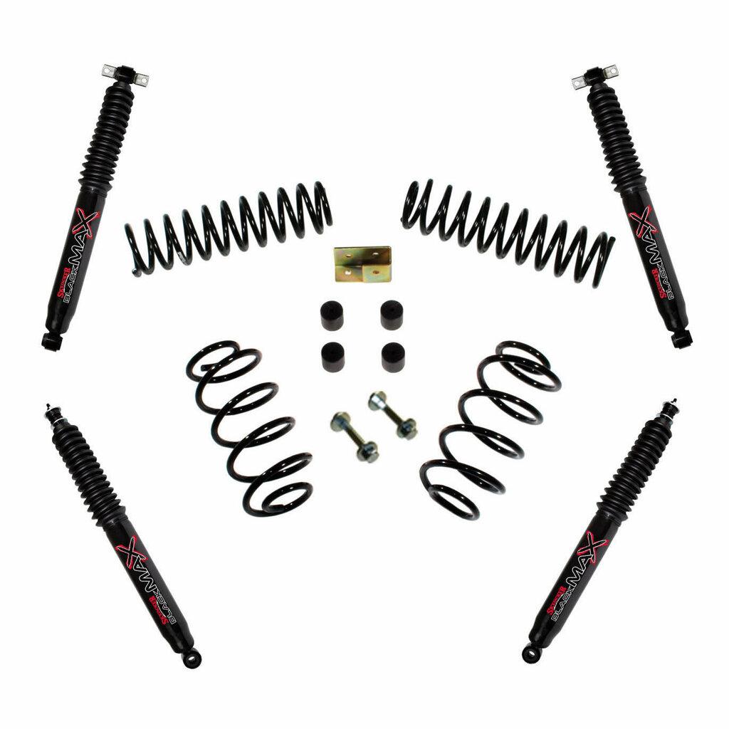 Skyjacker Suspension Lift Kit w/Shock 2.5 Inch Lift w/Black Max Shocks 97-06 Jeep Wrangler 97-06 Jeep TJ - TJ25BPB