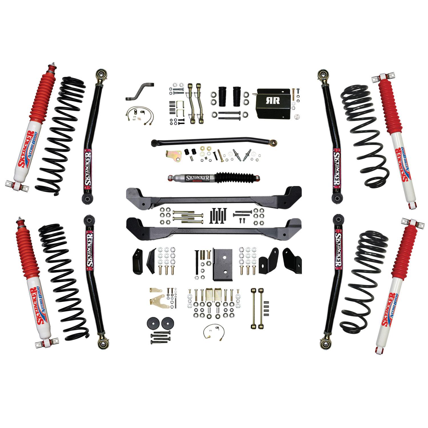 Skyjacker Long Arm Suspension Lift Kit W/ Shocks - TJ60RR1LTK-N