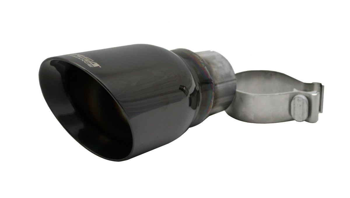 Corsa TK004BLK Single 4.0 Inch Black Pro-Series Tip (Clamp Included) 2.5 Inch Inlet Universal Stainless Steel Corsa Performance