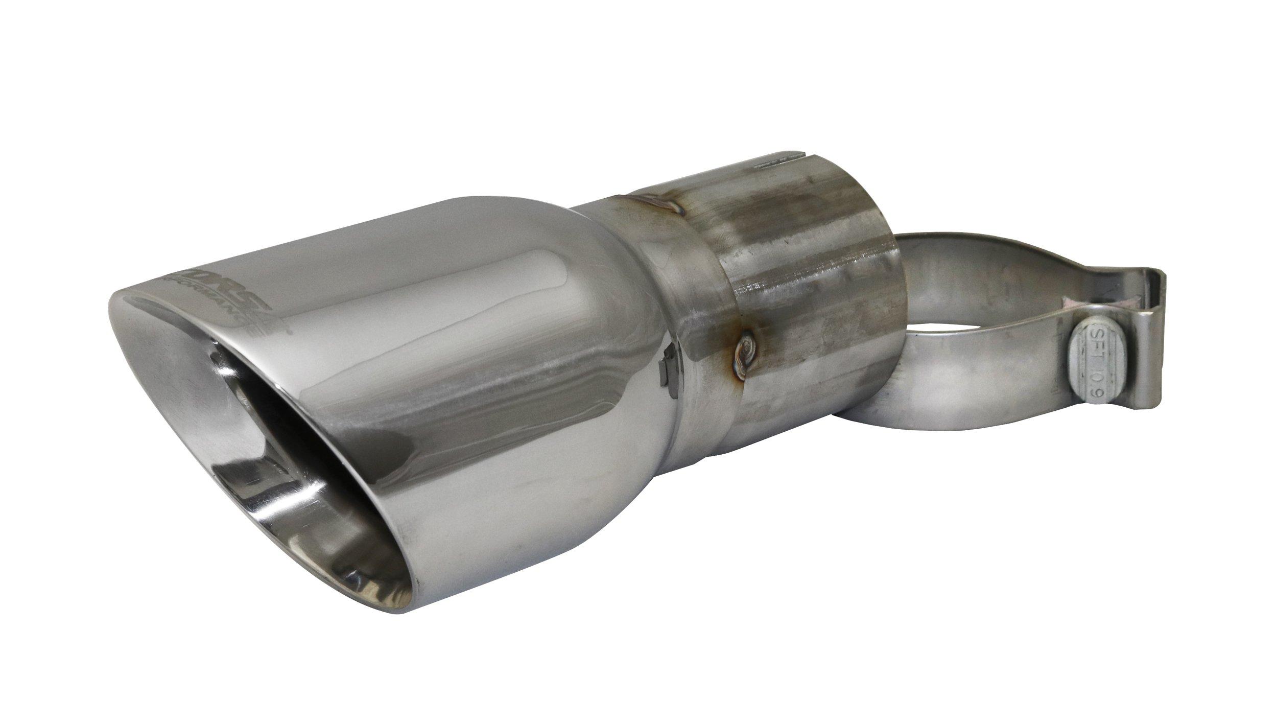 Corsa TK006 Single 4.0 Inch Polished Pro-Series Tip (Clamp Included) 3.0 Inch Inlet Universal Stainless Steel Corsa Performance