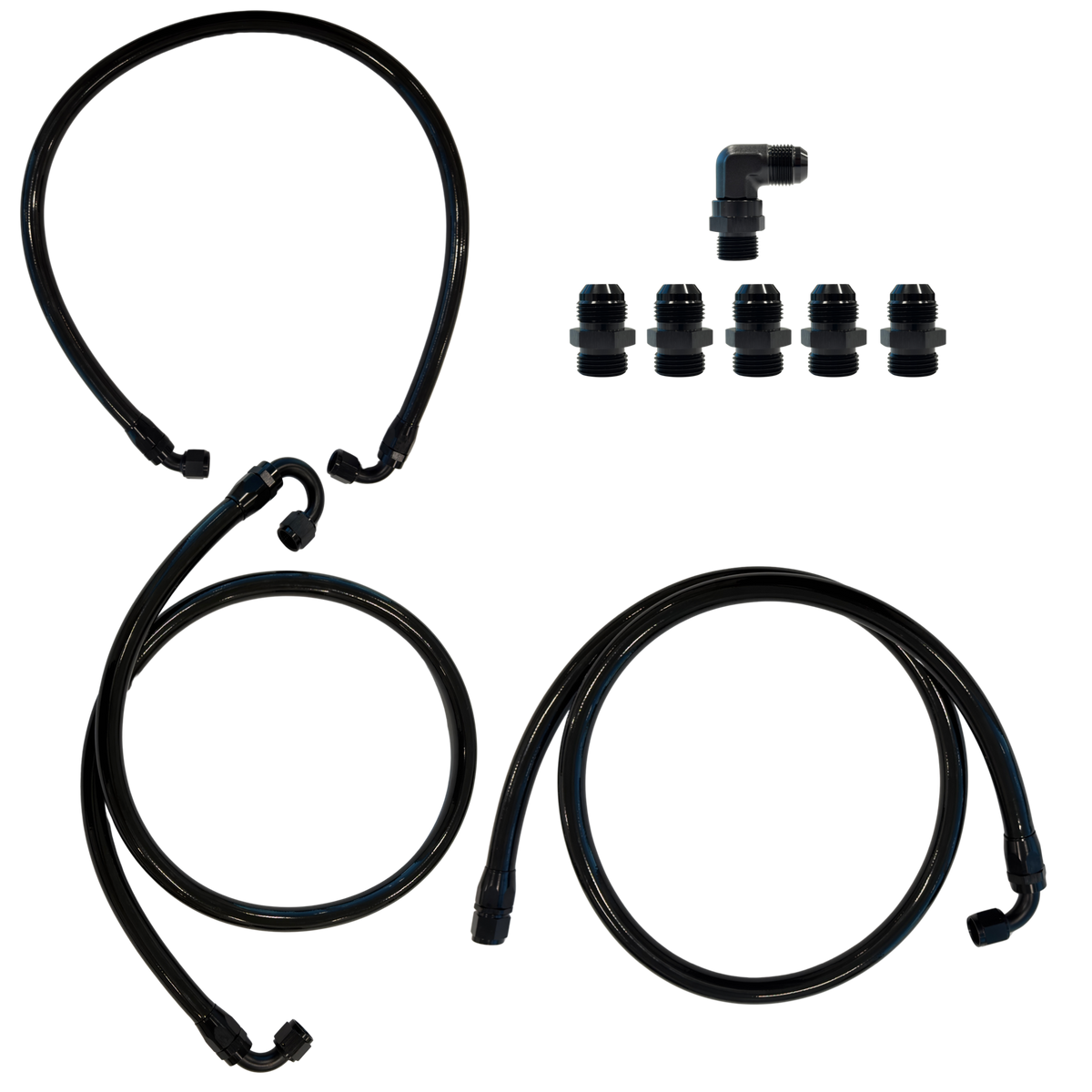 Fluidyne 2015-2016 Chevy / GMC Duramax Allison 1000 Transmission Cooler Line Kit - TLK.A1000.1516