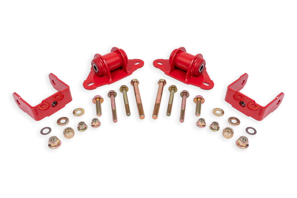 BMR Fabrication Transmission/differential Mount, Polyurethane - Red (2014-2019 Chevrolet Corvette) - TM570