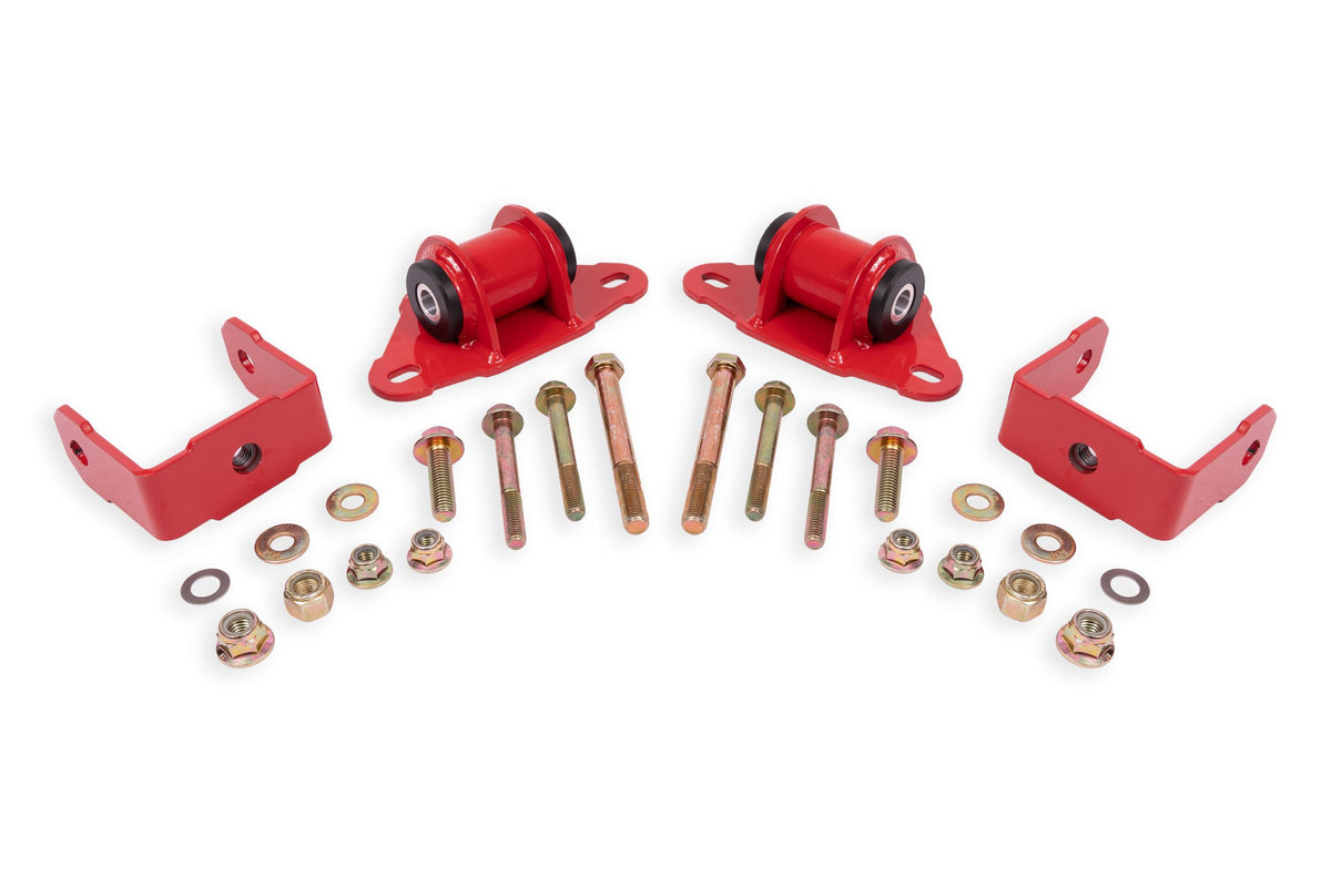 BMR Fabrication Transmission/differential Mount, Delrin - Red (2014-2019 Chevrolet Corvette) - TM571R