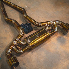 Valvetronic Designs 2020-2025 Toyota A90 Supra 3.0L, Catback Grade 5 Titanium Titanium 5.0 Inch Outlet Tips - TOY.A90.VSES.TI