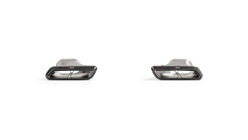 Akrapovic 2017-2020 Mercedes-AMG Tail pipe set (Carbon) - High Gloss. (2018-2020 E63 AMG S) - TP-CT/46/G