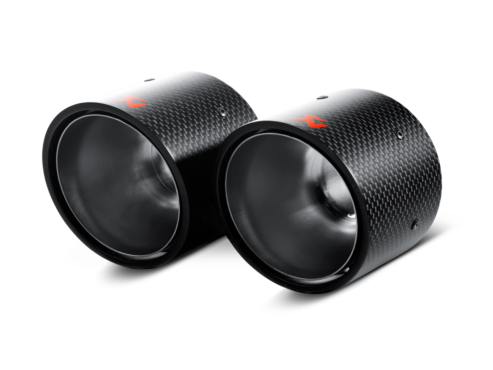 Akrapovic 2007-2014 MINI Tail pipe set (Carbon). (2007-2014 Cooper) - TP-MINR56/57-CA