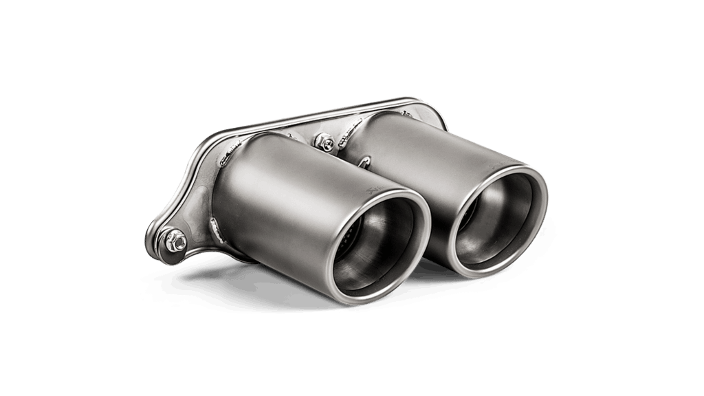 Akrapovic 2018-2020 Porsche Tail pipe set (Titanium). (2018-2019 911) - TP-T/S/19/H