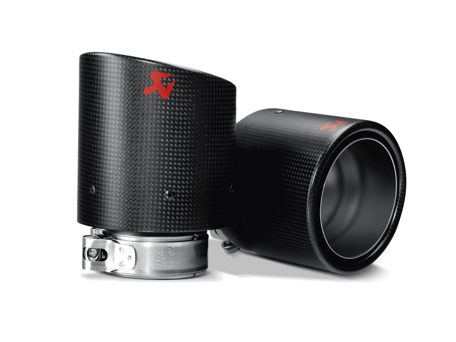 Akrapovic 2008-2012 Volkswagen Tail pipe set (Carbon). (2009-2012 Golf, GTI) - TP-VWGMK6-CA
