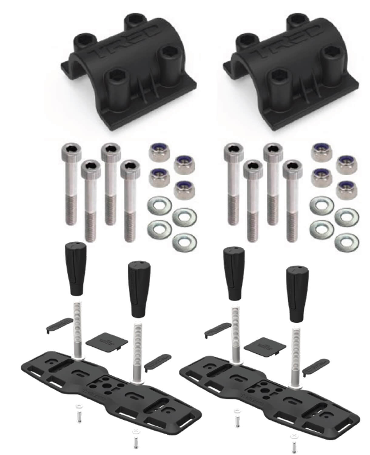 ARB Tred Recovery Board Flat-Mount Adapter Kit - TPMKBA01KIT