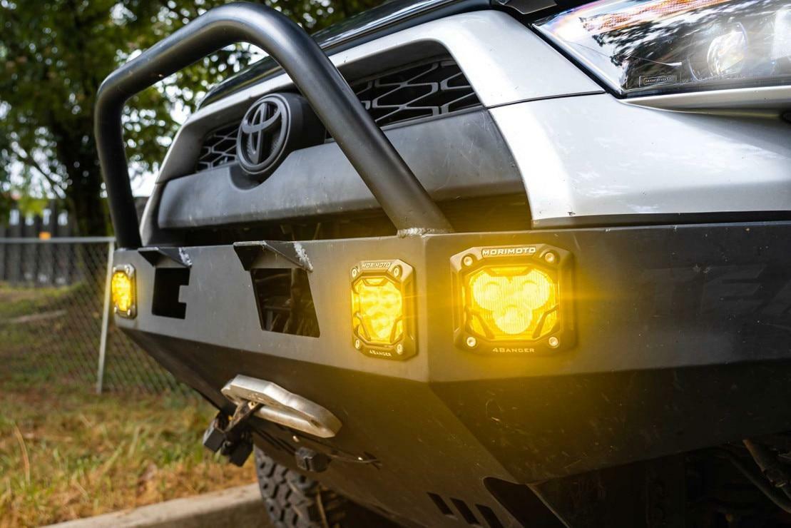 Morimoto 4Banger Flush-Mount Kit: (NCS Yellow Combo Beam) - 4B-FLUSH-1003