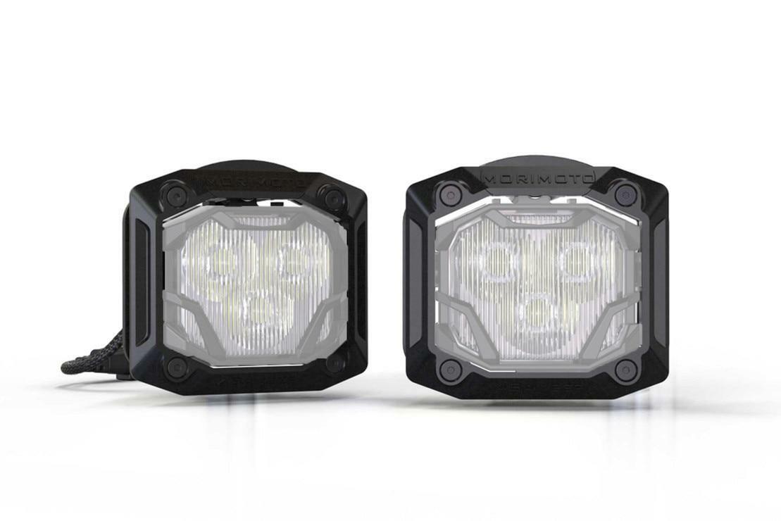 Morimoto 4Banger Flush-Mount Kit: (NCS White Wide Beam) - 4B-FLUSH-1004