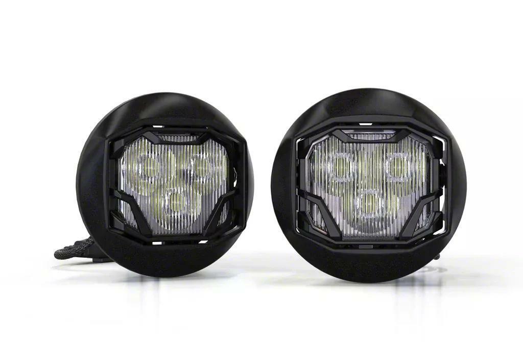 Morimoto 4Banger Fog Light Kit: 14-15 Sierra (NCS White Combo Beam) - 4B-FOG-GM-1099