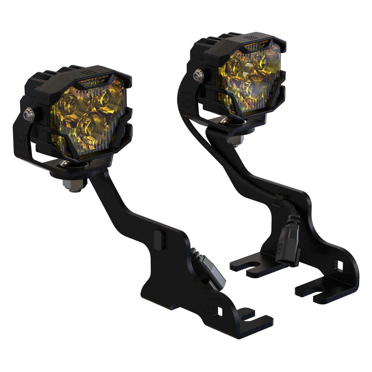 Morimoto 4Banger A-Pillar Kit: Gladiator JT (NCS Yellow Spot Beam) - 4B-PLR-KIT-1157