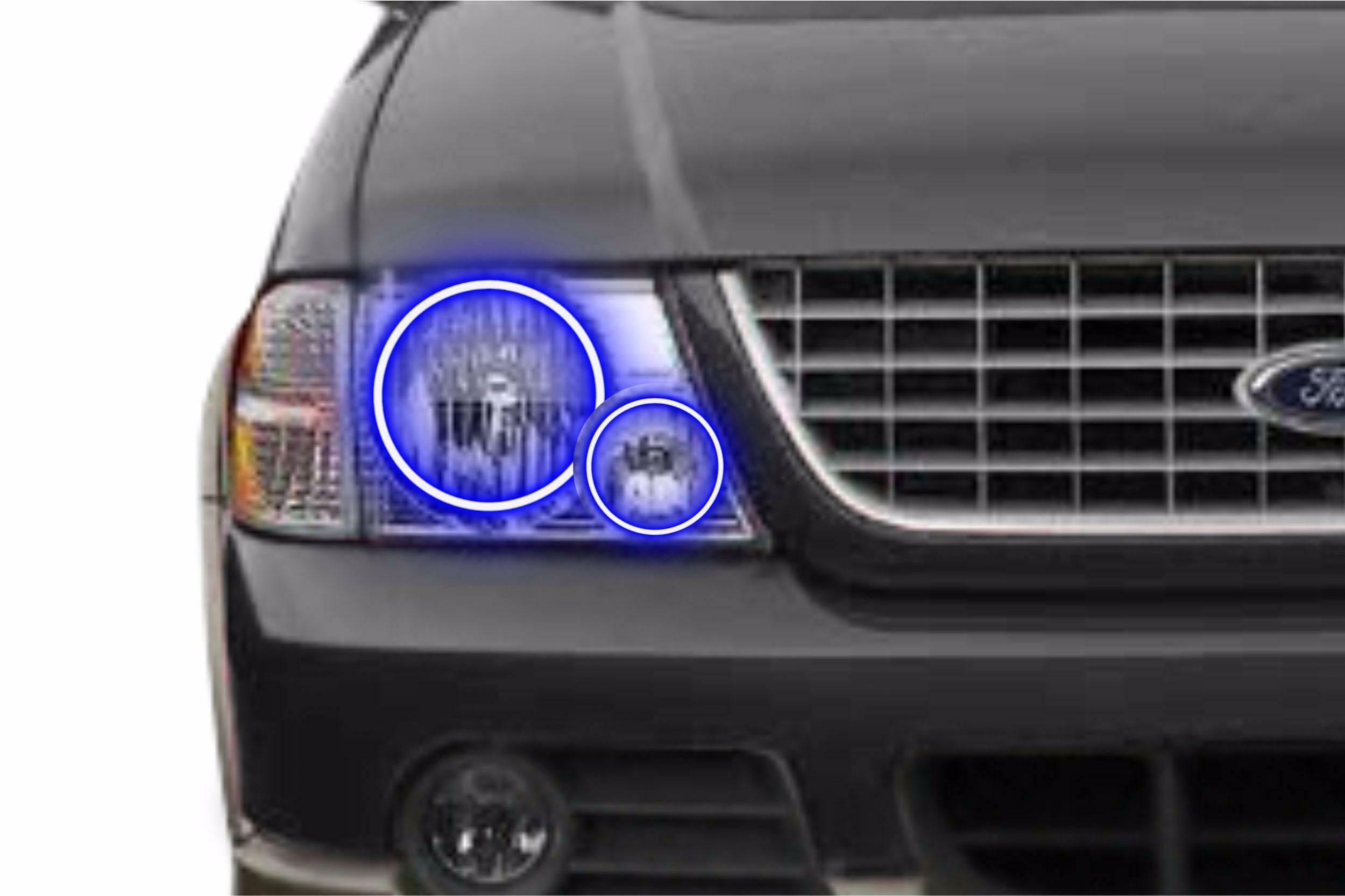 Profile Lincoln LS (00-02):  Prism Fitted Halos (Kit) (Universal) - EDC01209