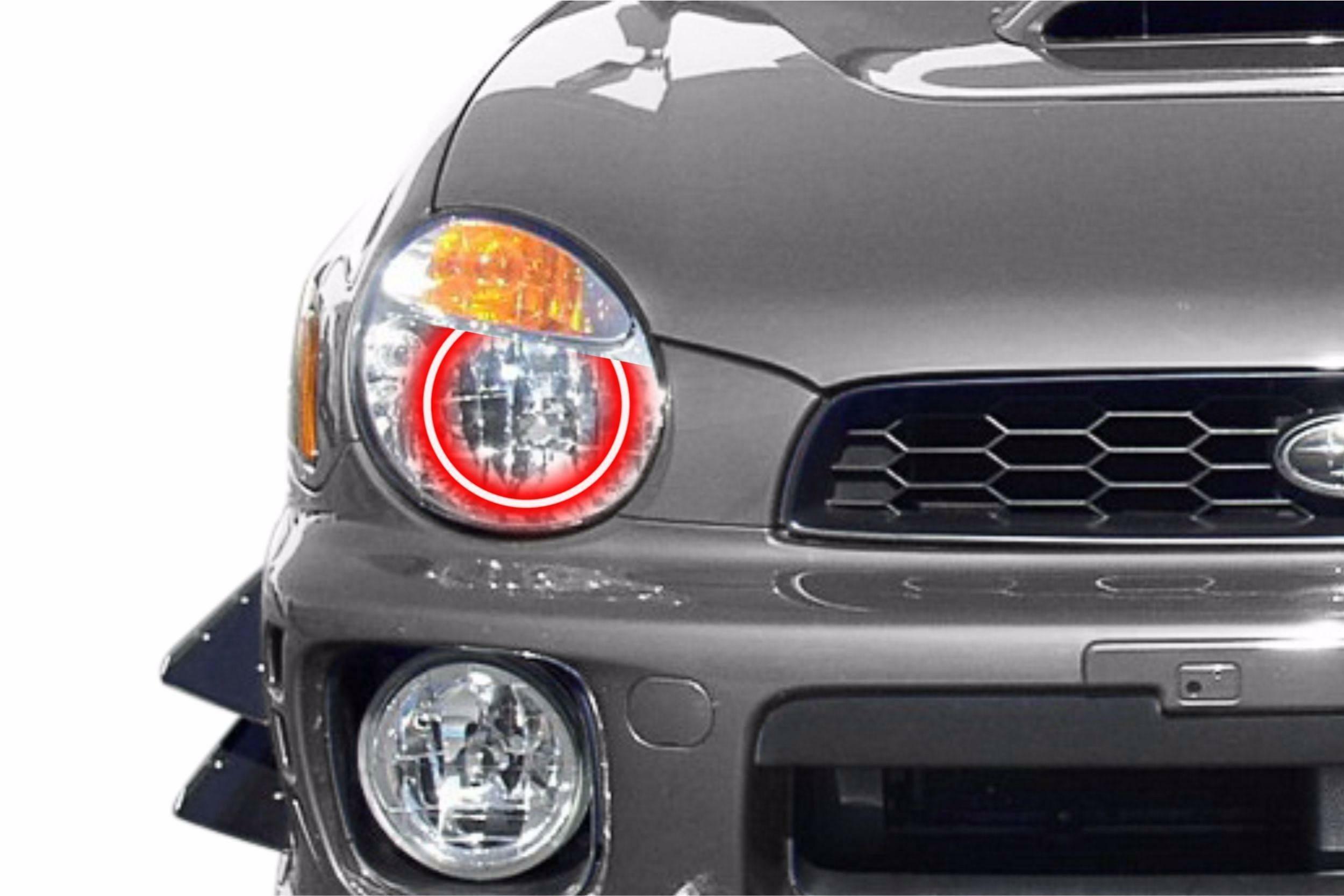 Profile Subaru Impreza WRX (02-03):  Prism Fitted Halos (Kit) (Subaru Impreza WRX Sti) - EDC01267