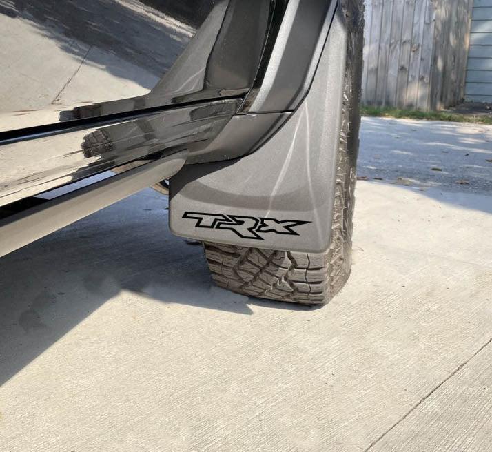 Anchor Room Mud Flap Decal TRX Logo (2021-2023 TRX) - Competition Orange  - 21DX_MFT_CO