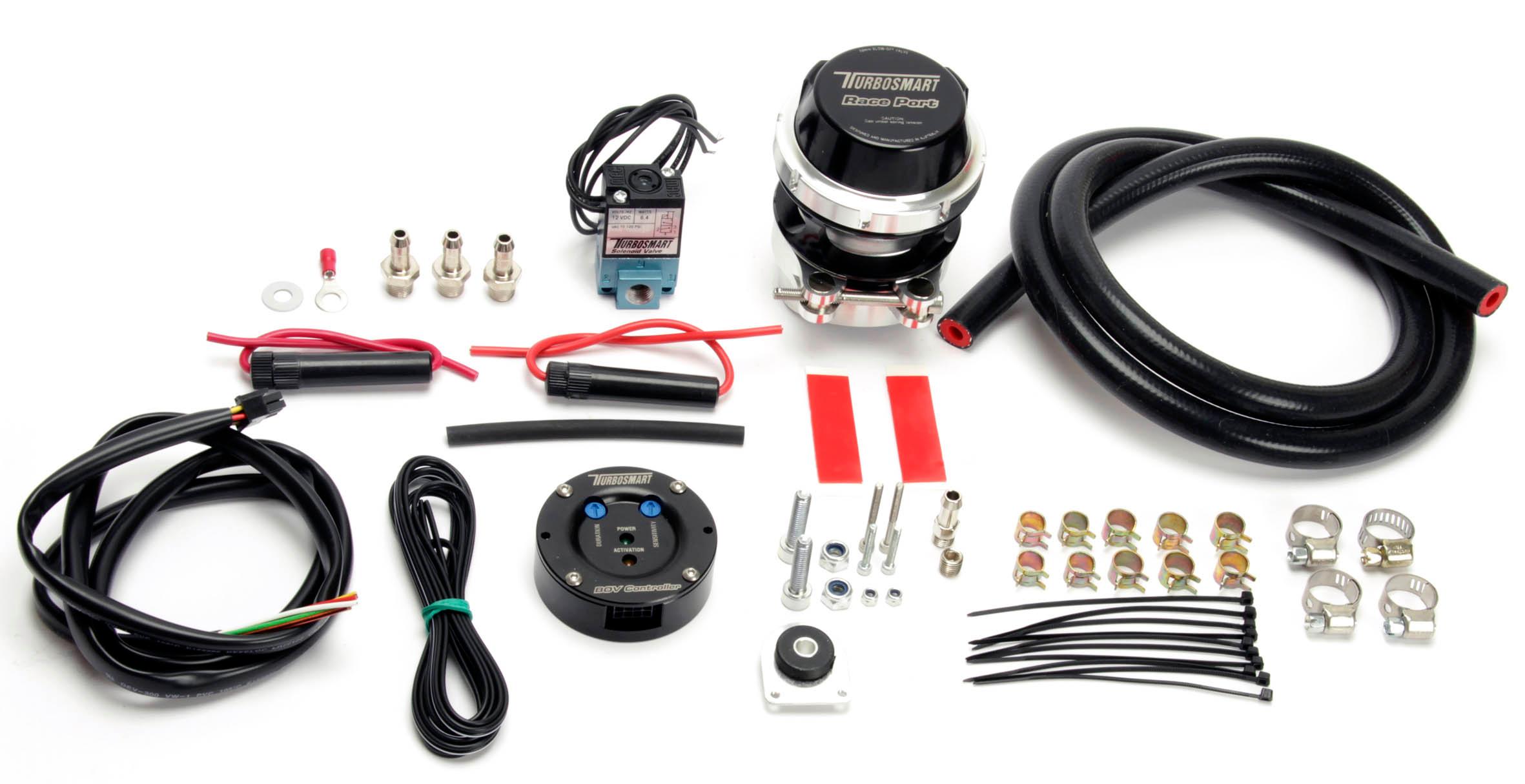 Turbosmart Blow Off Valve Controller Kit (Controller + Custom Raceport) Black - TS-0304-1002