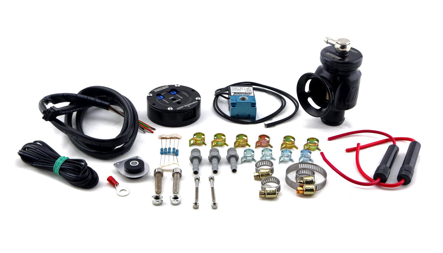 Turbosmart Blow Off Valve Controller Kit (Controller + Custom Kompact Supersonic) Black - TS-0304-1006