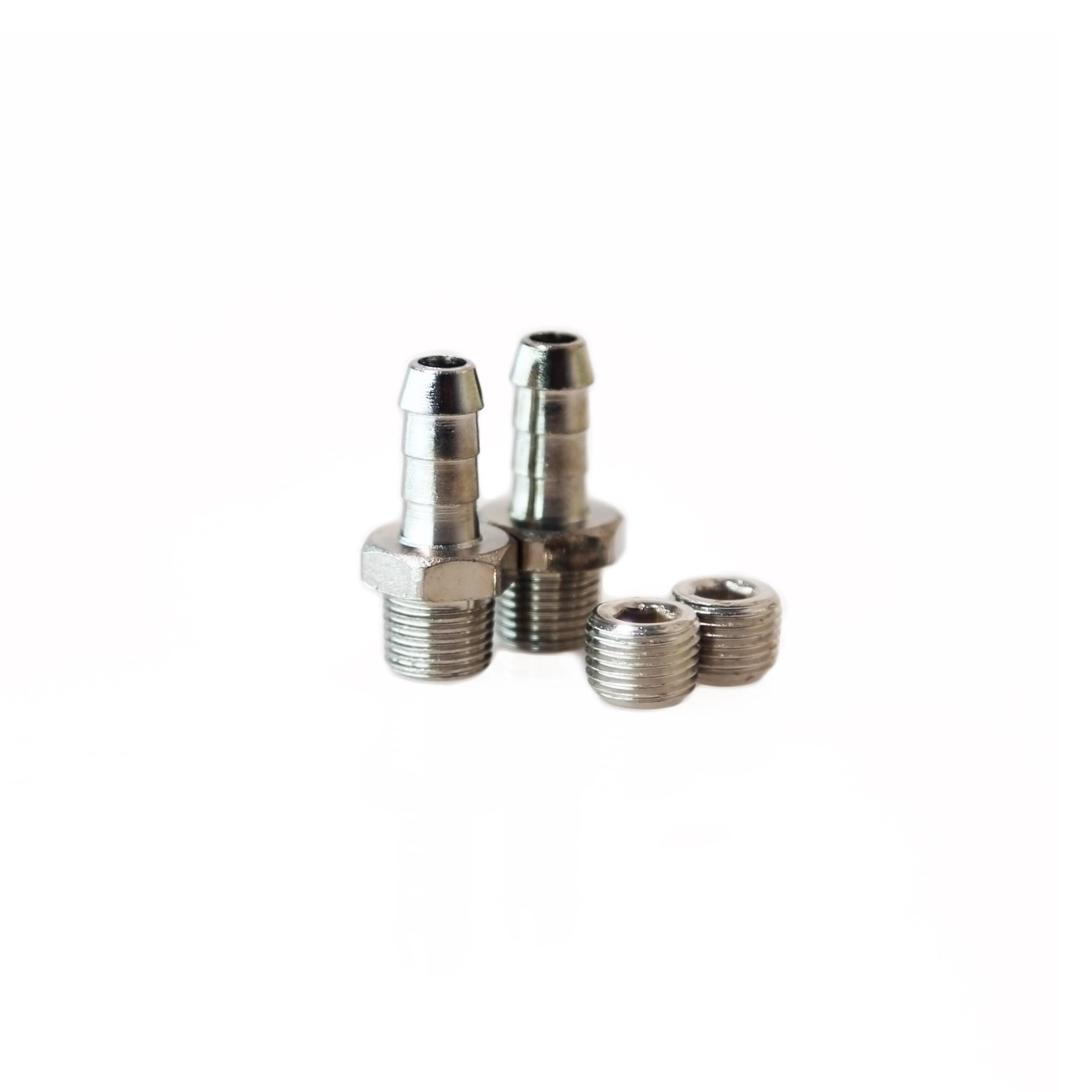 Turbosmart Wg 50/60 1/8Npt - 6Mm Hose Tail Fitting Kit (With Plug) - TS-0502-3009