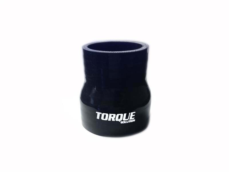 Torque Solution Transition Silicone Coupler: 2.25" to 2.5" Black Universal - TS-CPLR-T22525BK