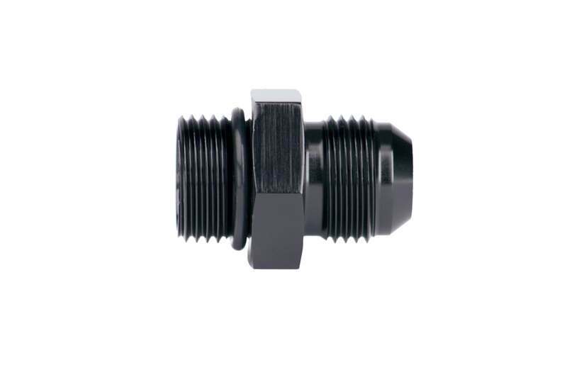 Torque Solution Adapter Fitting: -10AN Straight Cut ORB to -8AN Flare - TS-FTG-10SC8F